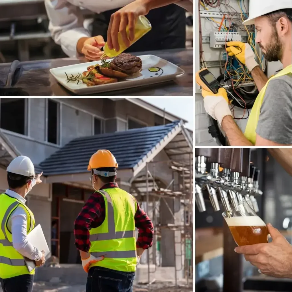Local tradies, builders and hospitality businesses we help grow online