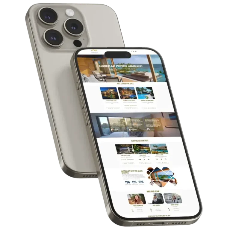 Responsive website design for a local tourism business